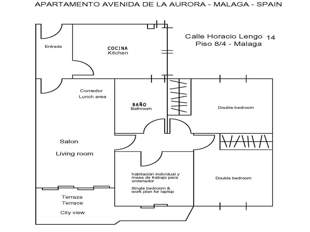 Apartamento Avenida Aurora Malaga Exterior photo